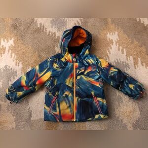Obermeyer Kid's Ashor Insulated Snow Jacket Boys Size 3 VGUC!